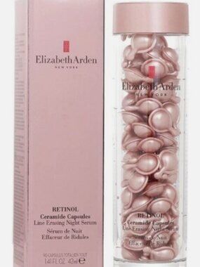 Elizabeth Arden Retinol Line Erasing Night Serum 90 Capsules | New In Box 42ml